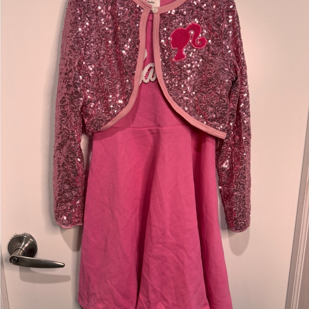 Barbie PatPat Pink Knit Dress